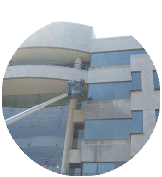 Stone cleaning polishing & repair (outer façade)